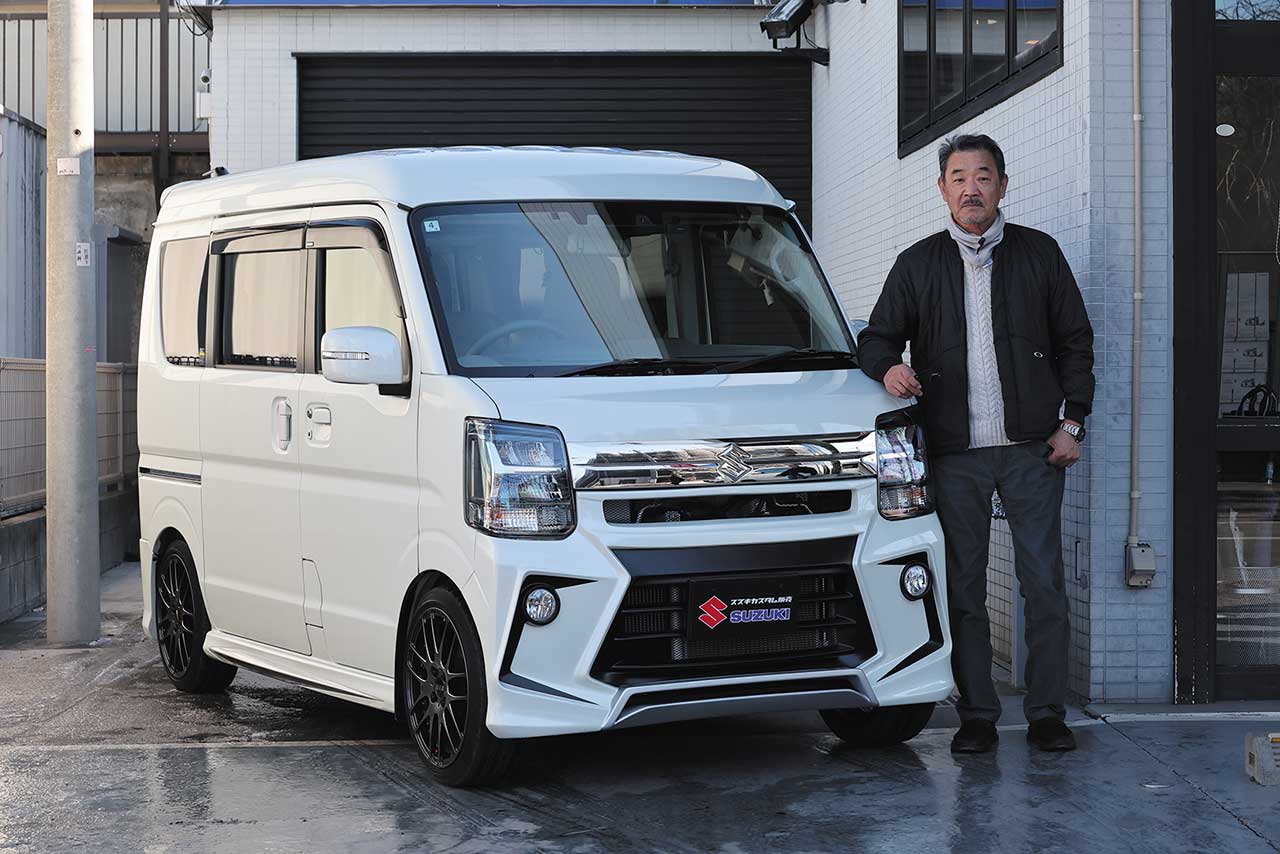 今後はブレーキ周りを変更してみたいですね、と工藤達雄さん。