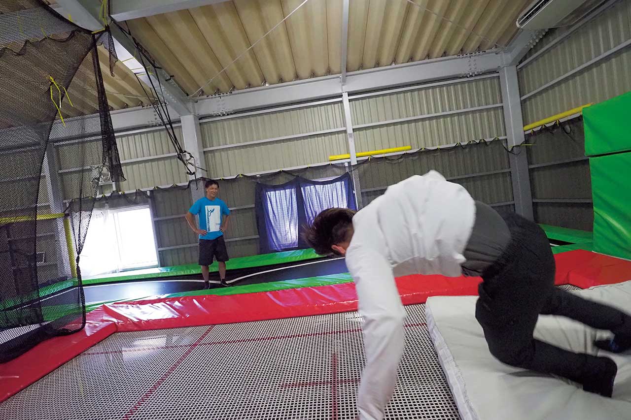 側方宙返りに挑戦！-2