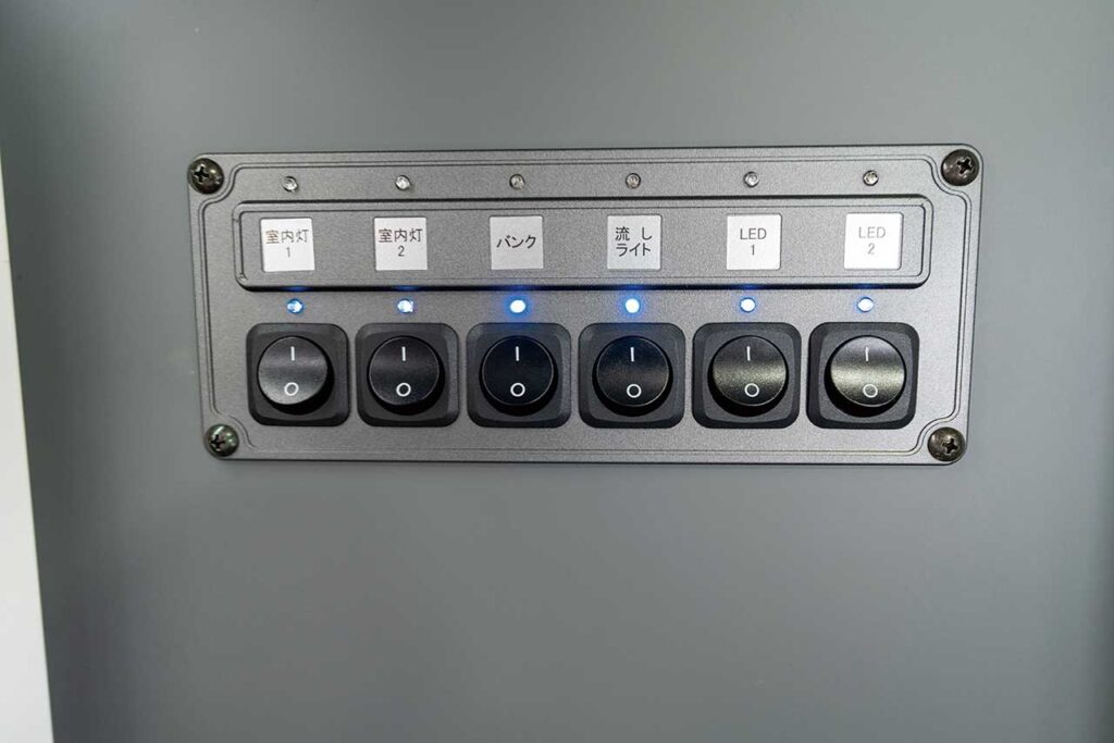 電装にも強い。パネルは1カ所にまとまっており、操作しやすい。