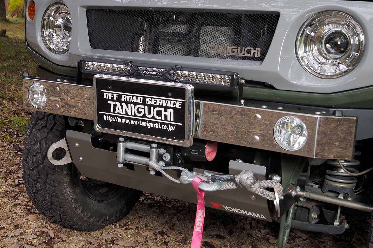 ORS TANIGUCHI 個性的なスタイルが完成!リニューアルした新塗装も魅力 フロント角バンパー(ステンレス)