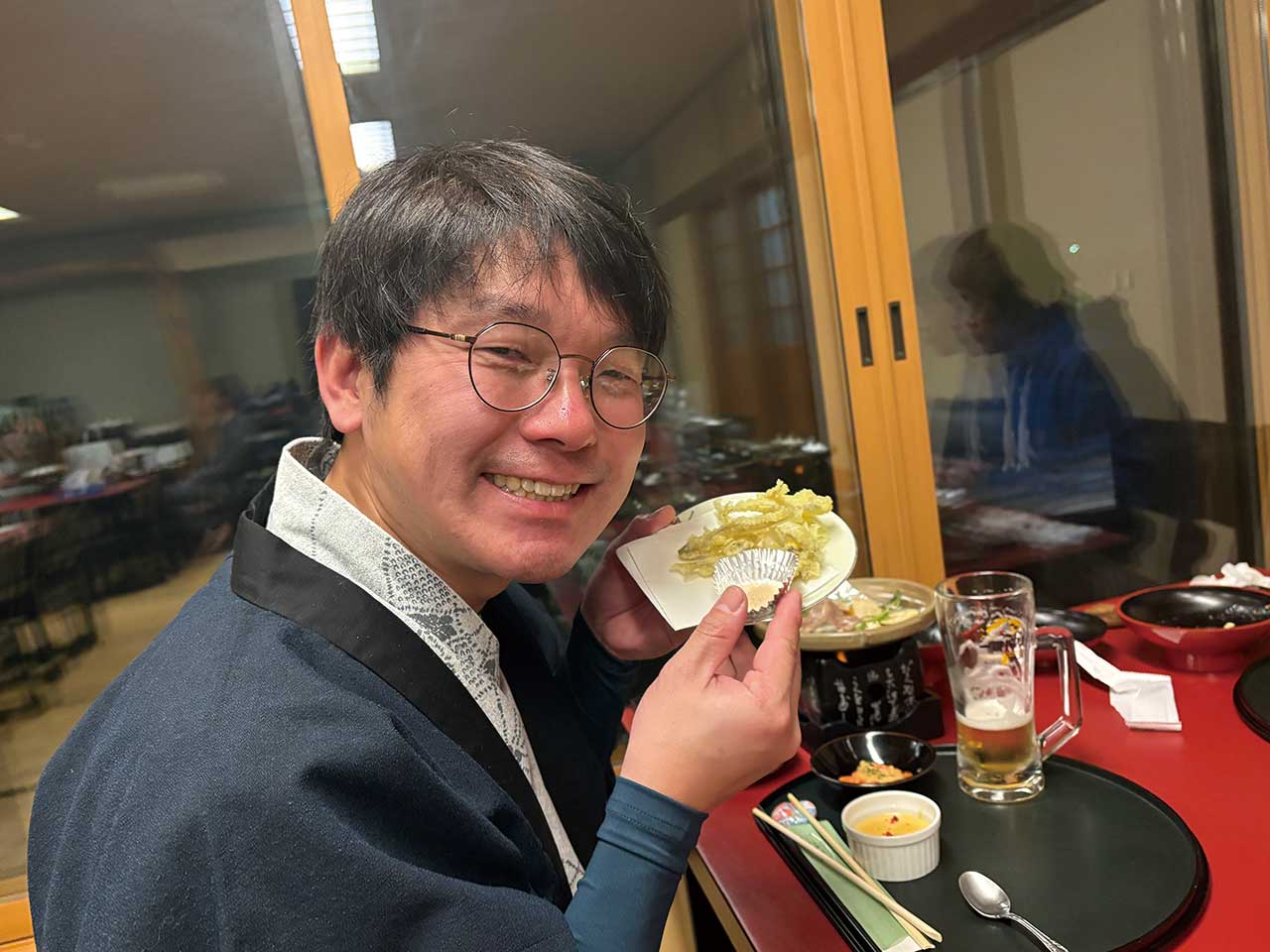 食べるために釣り頑張りました 天麩羅最高です！