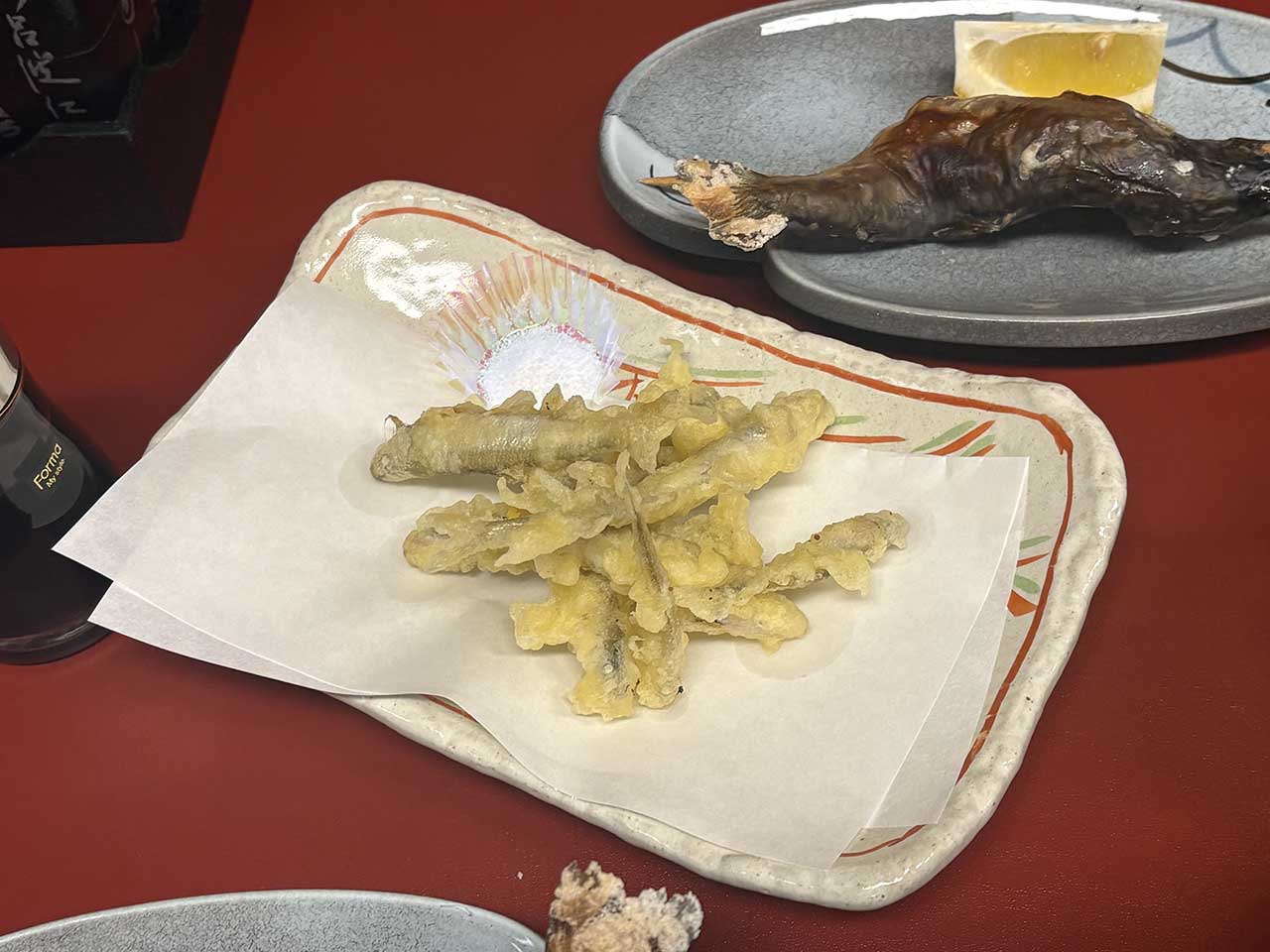 超絶新鮮なワカサギの天麩羅！ 塩でいただくのが最高です